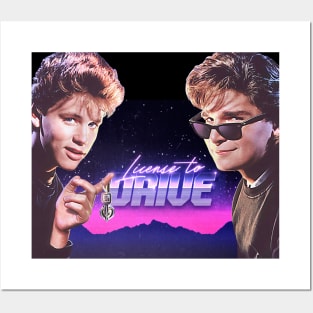 License To Drive /// Retro 80s Movie Fan Design Posters and Art